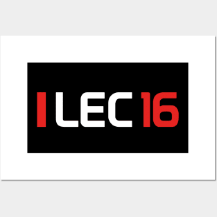 LEC 16 Design - White Text. Posters and Art